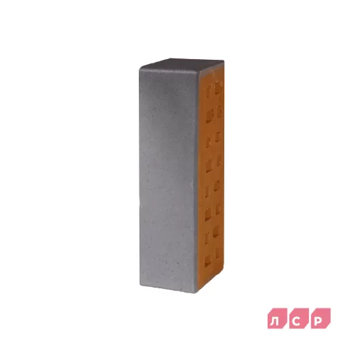 Клинкерный кирпич серый с серебром 250x85x65 Харстадт, серия Обсидиан,  ЛСР