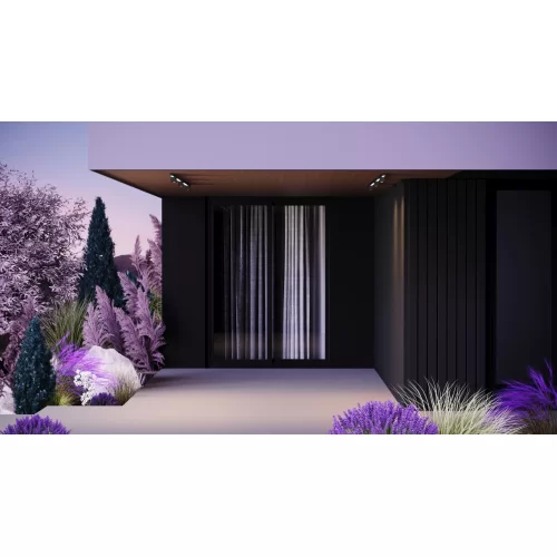 Уличный трековый светильник Points Elasity IP 3000К 20Вт 45° черный O-TR01-3-S-20WB3K — фото 13, Светильники для уличной трековой системы освещения Elasity IP, Maytoni