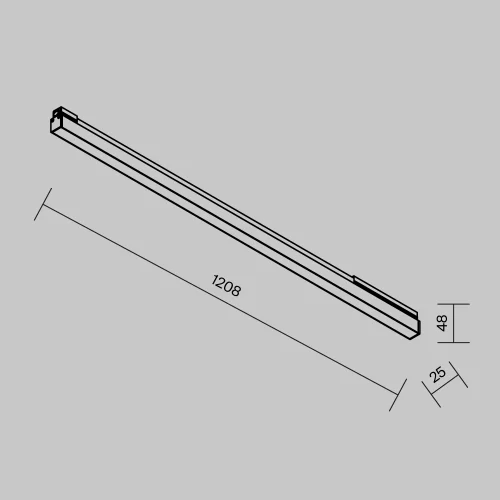 Уличный трековый светильник Basis Exility IP 3000К 30Вт 120° черный O-TR02-1-S-30WB3K — фото 7, Светильники для уличной трековой системы освещения Exility IP, Maytoni