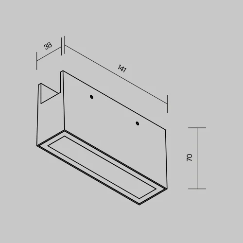 Уличный трековый светильник Points Elasity IP 3000К 10Вт 45° черный O-TR01-2-S-10WB3K — фото 7, Светильники для уличной трековой системы освещения Elasity IP, Maytoni