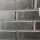 Облицовочный клинкерный кирпич Базальт 6 Рустика черный графит 250x120x65,  Керамейя фото