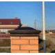 Колпак полимеркомпозитный MONBLAN с посадкой 385х385 на полтора кирпича, коричневый — фото 4, Композитные колпаки и парапеты столбов забора и пролётов., Zking