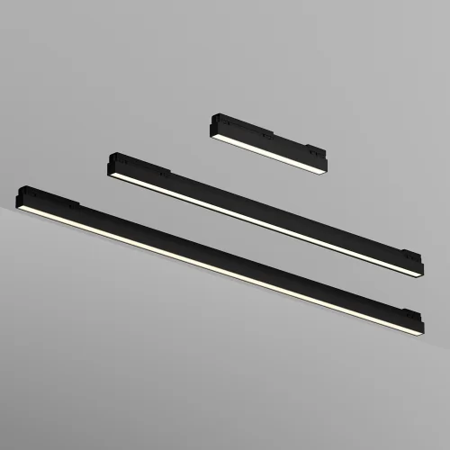 Уличный трековый светильник Basis Exility IP 3000К 24Вт 120° черный O-TR02-1-S-24WB3K — фото 3, Светильники для уличной трековой системы освещения Exility IP, Maytoni