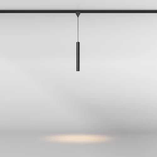 Уличный трековый подвесной светильник Focus Led Elasity IP 3000К 8Вт 38° черный O-TR01-1-P-8WB3K — фото 4, Светильники для уличной трековой системы освещения Elasity IP, Maytoni