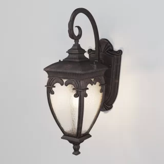 Уличный настенный светильник  Fleur O414WL-01BZ