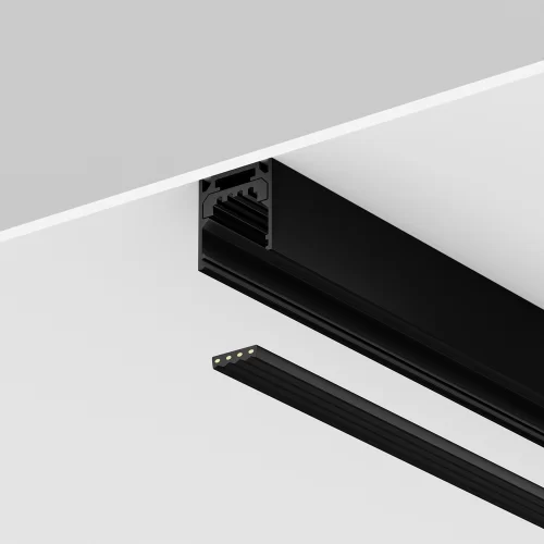 Токоведущая лента 5м Exility IP черный O-TR002-PW-5M — фото 3, Аксессуары и комплектующие для уличной трековой системы освещения Exility IP, Maytoni