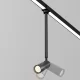 Уличный трековый светильник Focus Led Elasity IP 3000К 8Вт 55° черный O-TR01-2-P-8WB3K — фото 1, Светильники для уличной трековой системы освещения Elasity IP, Maytoni