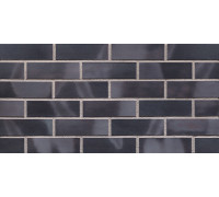 Клинкерная плитка 32 Black pearl, черная 240х71х10, King Klinker