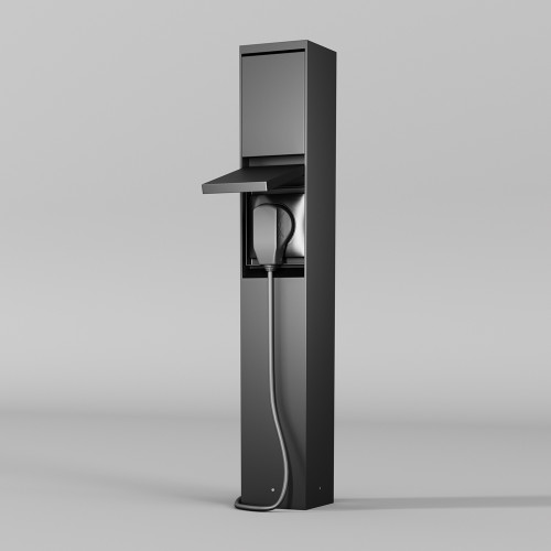 Уличная розетка Nido 2x2000Вт IP 54 O460FL-GF02SC — фото 3, Уличные розетки, Maytoni