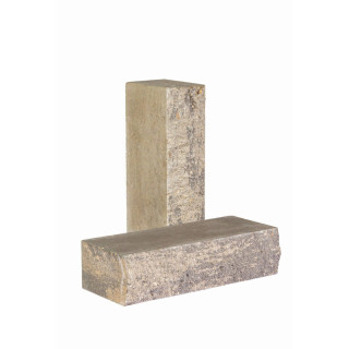 Кирпич облицовочный гиперпрессованный полнотелый «Гранит» Серо-чёрный КСЛФ16