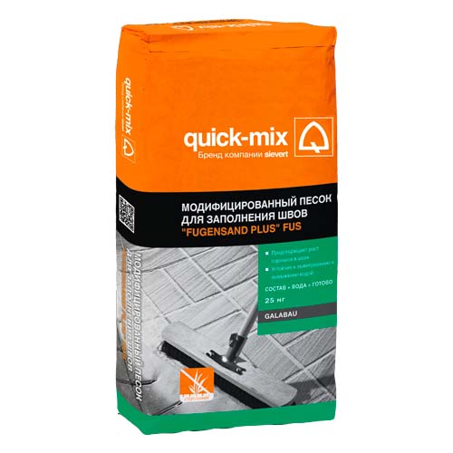 Купить Модифицированный песок для заполнения швов FUS Серый от Quickmix в Stroyaz.by Могилев